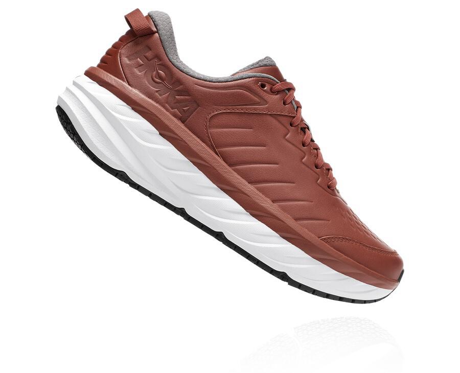 Hoka One One Tenisky Panske Hnede - Bondi Sr - 76083-DPVC